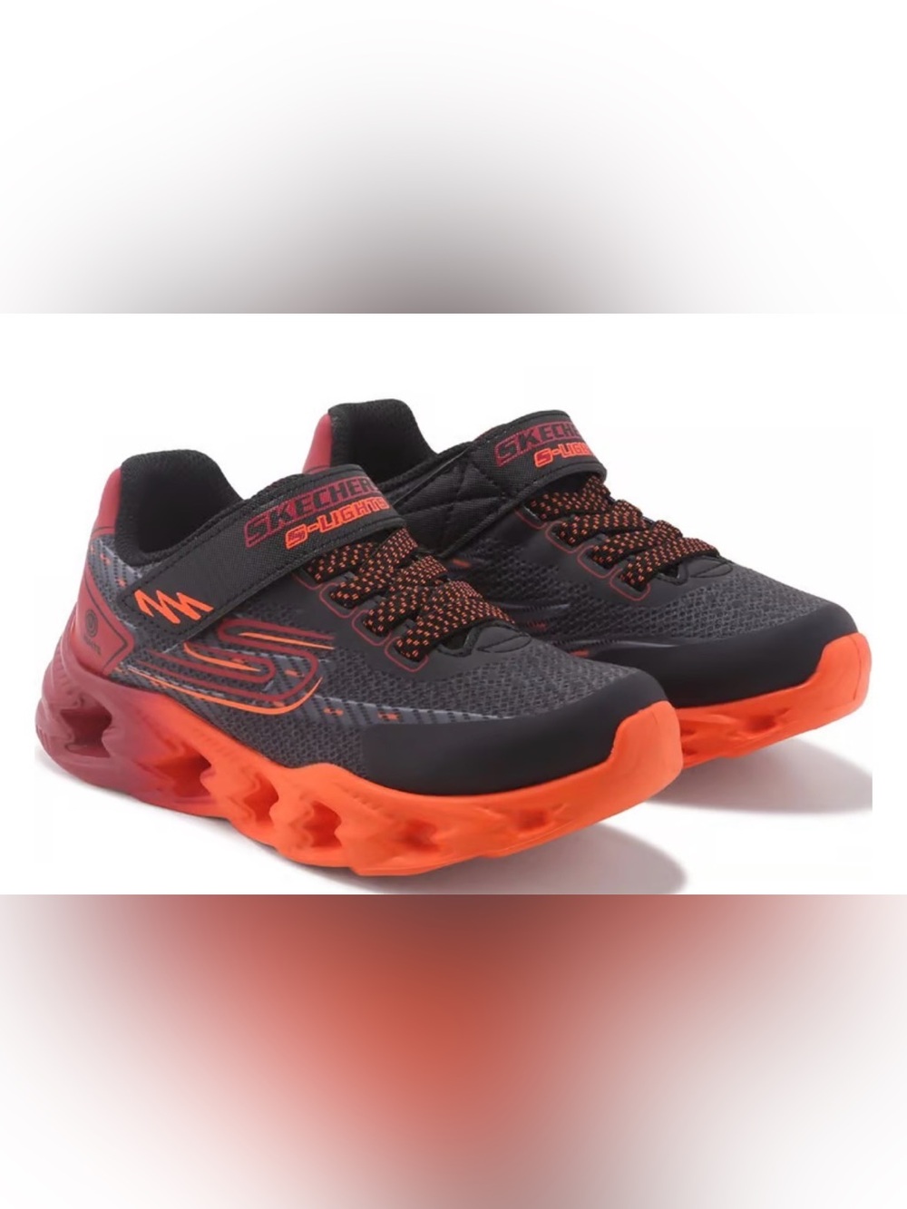 Sketchers Kids' Vortex 2.0 Lighted Sneakers little boys
